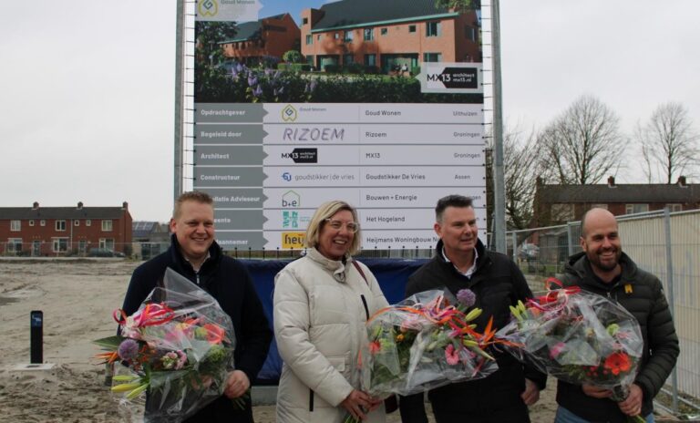 Versterkingsopgave in Uithuizen Noord: start bouw eerste huurwoningen