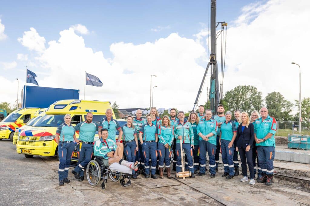 Nieuwbouw Ambulancepost Leeuwarden officieel gestart